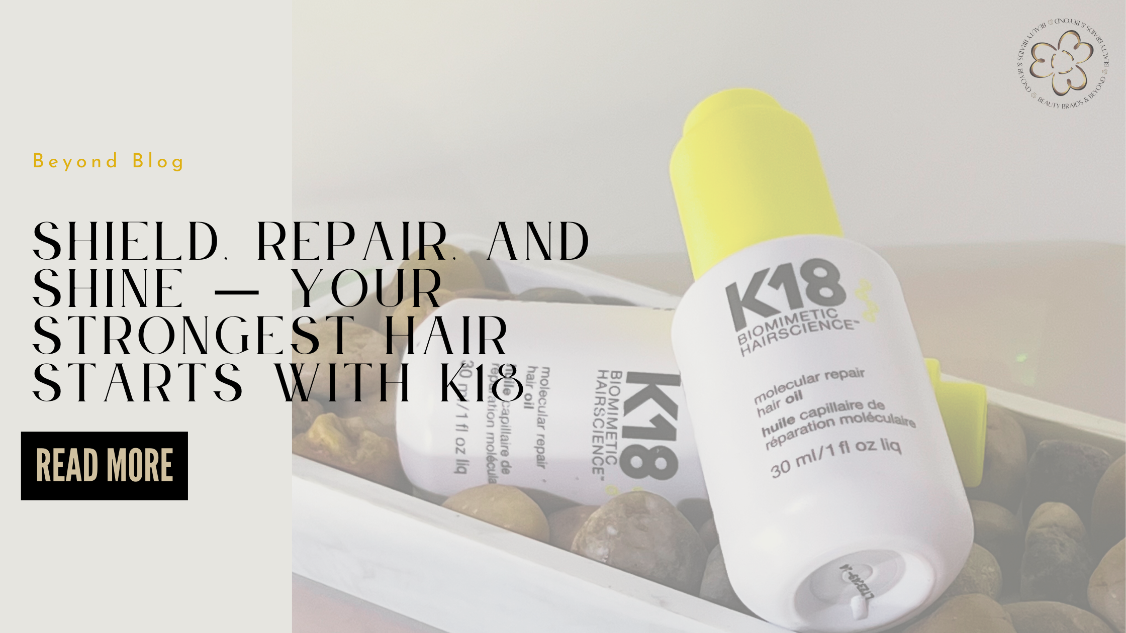️ 🛡️ Strengthen & Protect Damaged Hair with K18’s Complete Care System
