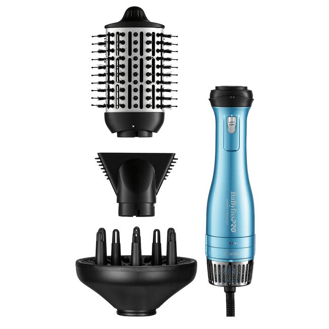 Babyliss Pro - Nano Titanium Detachable 3-in-1 Hot Air Brush & Dryer