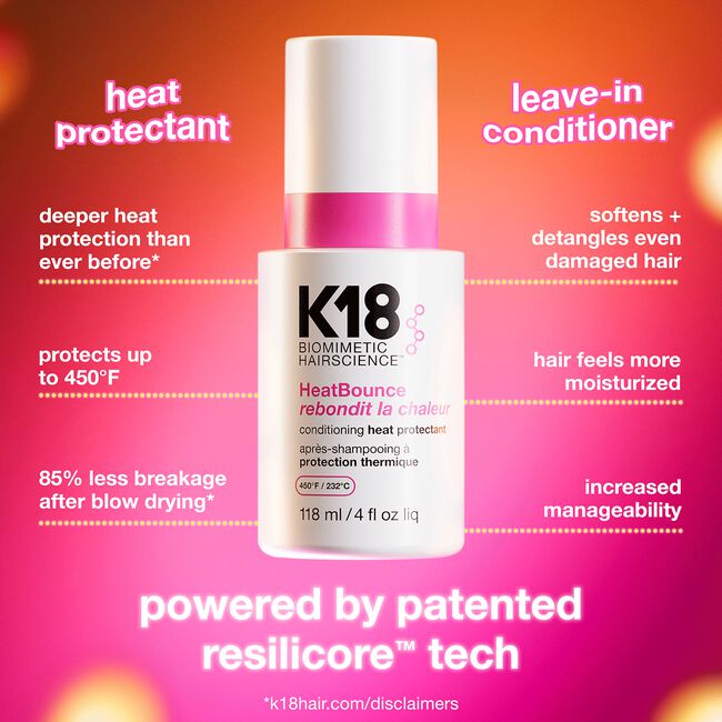 K18 - HeatBounce Leave-In Conditioner Heat Protectant