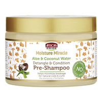 African Pride - Moisture Miracle Aloe & Coconut Water Pre-Shampoo (12oz)