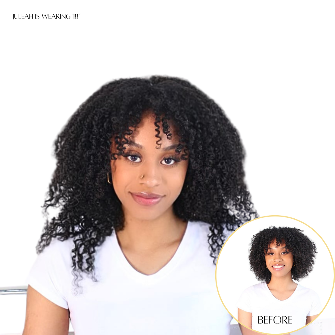 "Classic Curly" Textured Clip Ins Beauty Braids & Beyond