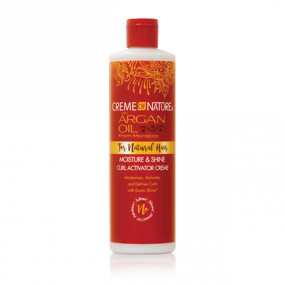 CREME OF NATURE Argan Oil Moisture and Shine Curl Activator 12oz Beauty Braids Beyond