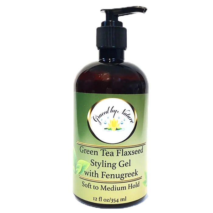 Graced by Nature - Green Tea Flaxseed Styling Gel (8oz) B