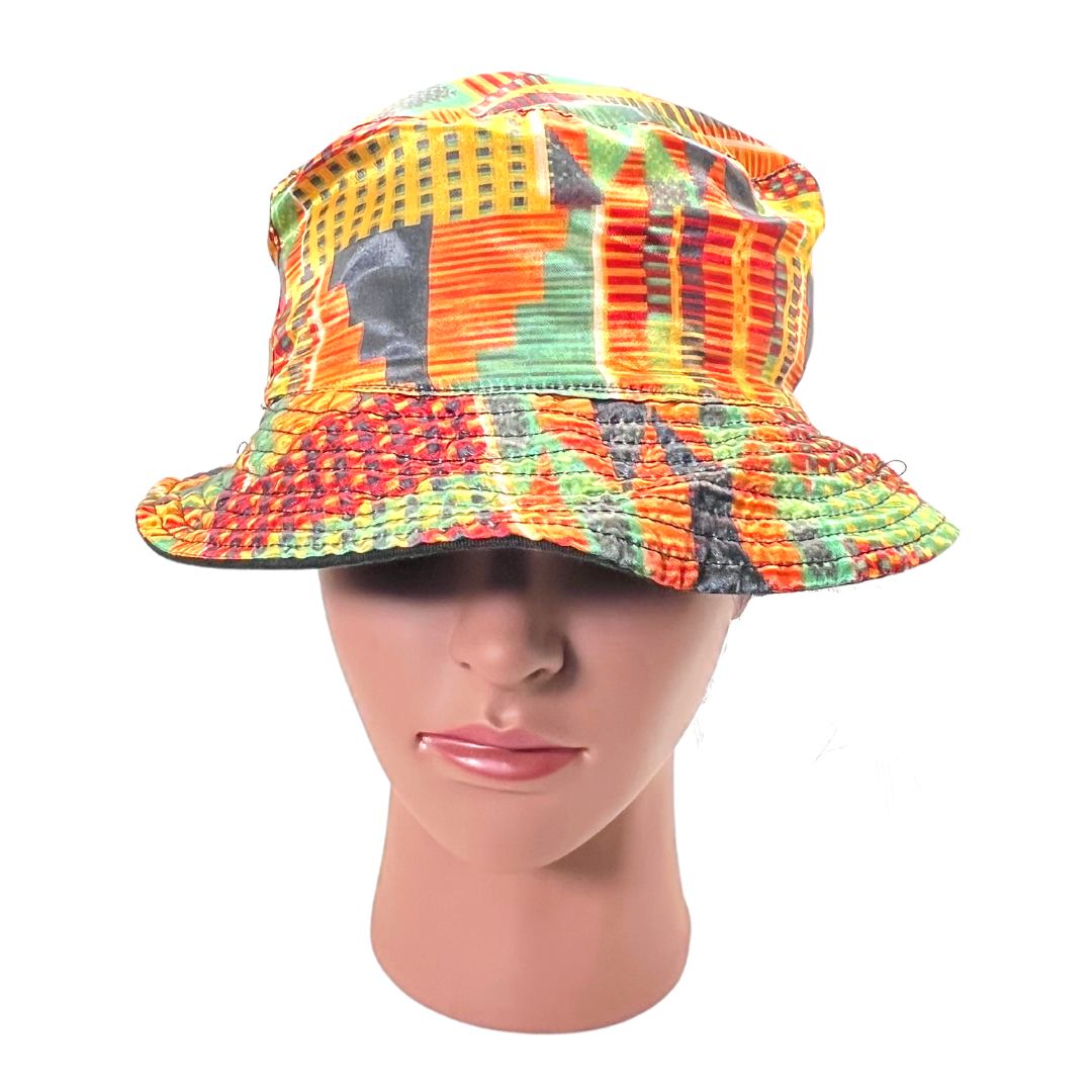 Kente-Satin Lined Bucket Hat Beauty Braids and Beyond Beauty Supply Toronto | Montreal | Ottawa | Vancouver| Calgary | Edmonton
