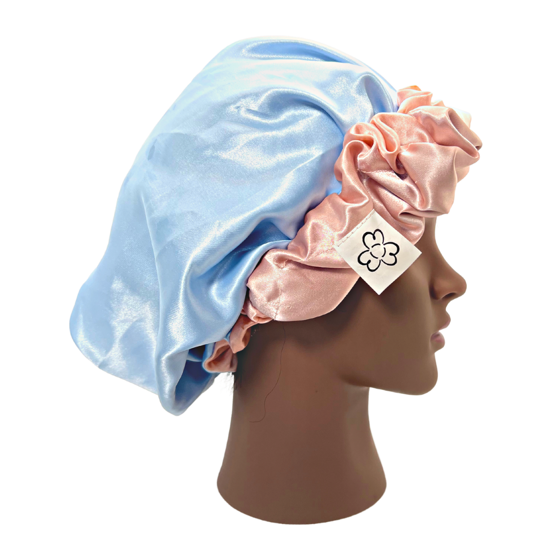 Reversible Drawstring Satin Bonnets Beauty Braids and Beyond Beauty Supply Toronto | Montreal | Ottawa | Vancouver| Calgary | Edmonton