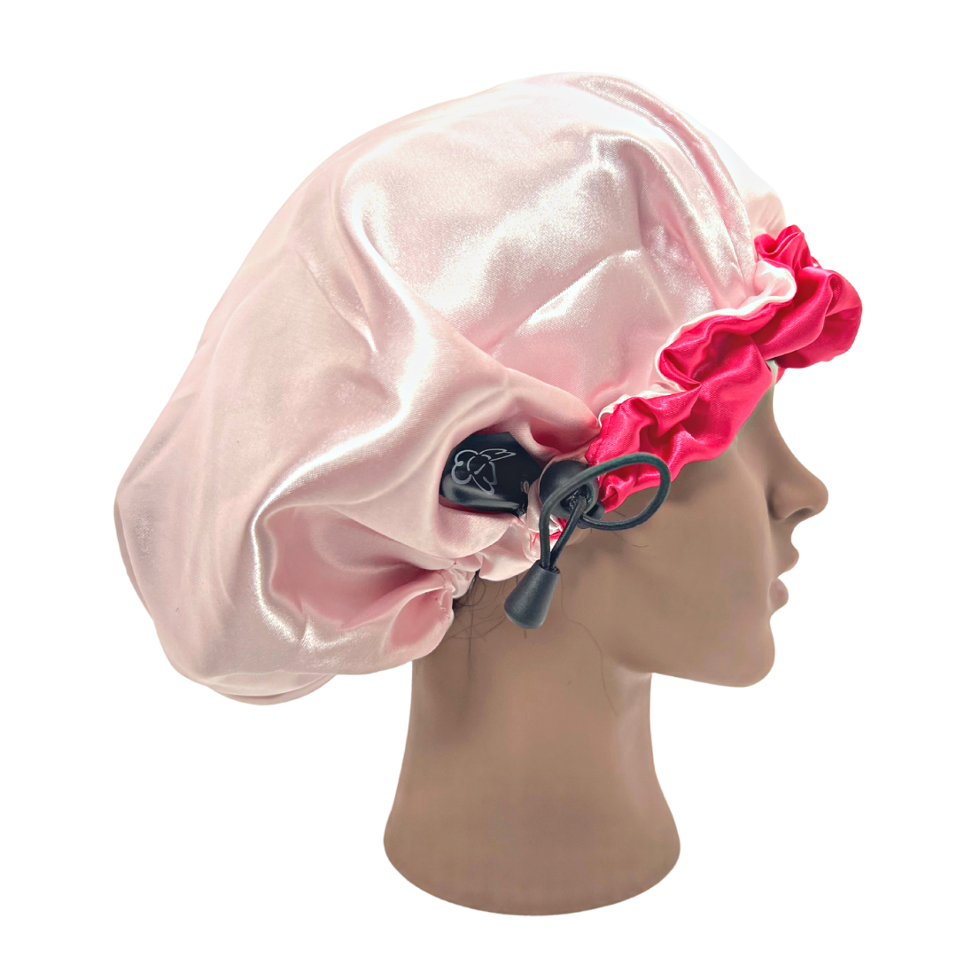 Reversible Drawstring Satin Bonnets Beauty Braids and Beyond Beauty Supply Toronto | Montreal | Ottawa | Vancouver| Calgary | Edmonton