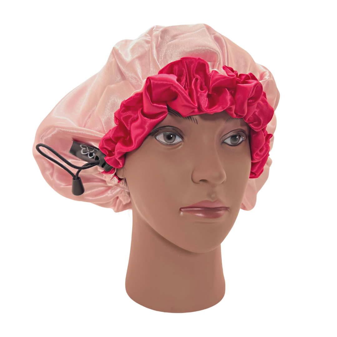 Reversible Drawstring Satin Bonnets Beauty Braids and Beyond Beauty Supply Toronto | Montreal | Ottawa | Vancouver| Calgary | Edmonton