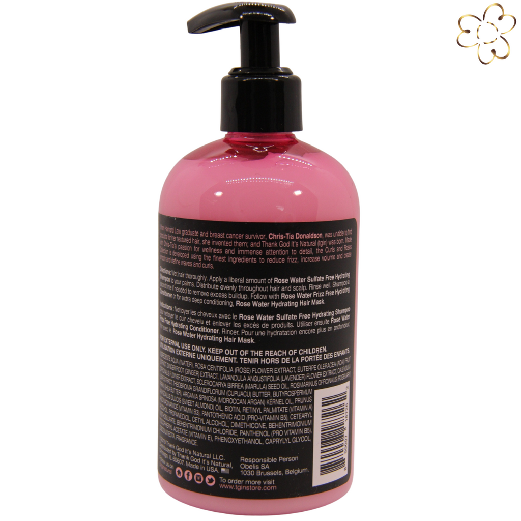 TGIN- Rose Water Frizz Free Hydrating Conditioner