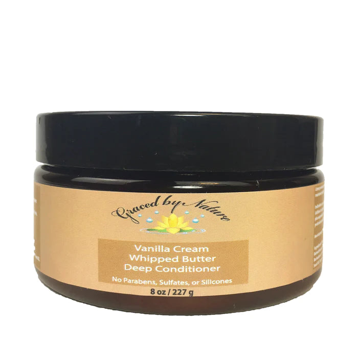 Graced By Nature - Vanilla Cream Whipped Butter Deep Conditioner (8oz)