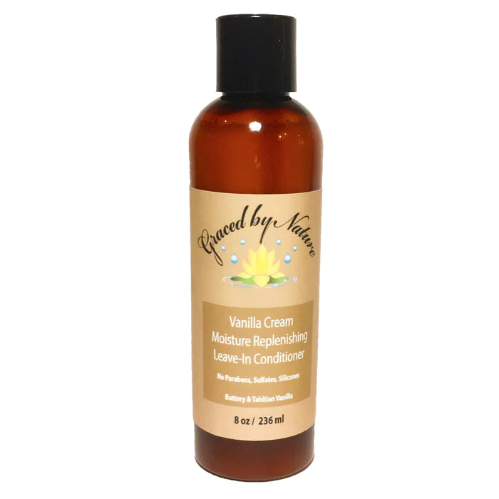 Graced by Nature - Vanilla Cream Moisture Replenishing Leave-In Conditioner (8oz)