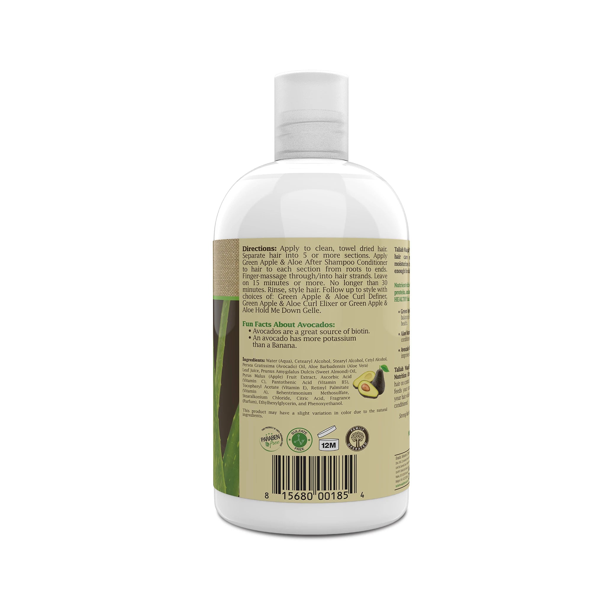 TALIAH WAAJID Green Apple and Aloe -After Shampoo Conditioner (12oz) BEAUTY BRAIDS AND BEYOND BEAUTY SUPPLY