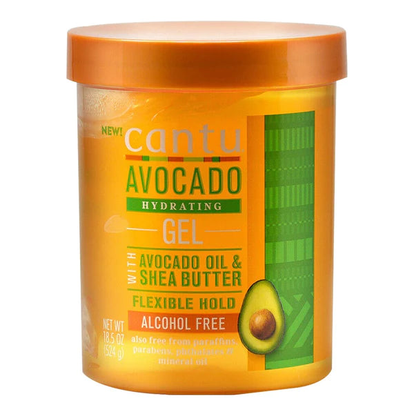 CANTU - Avocado Hydrating Gel (18.5 oz)  Beauty Braids & Beyond  Beauty Supply