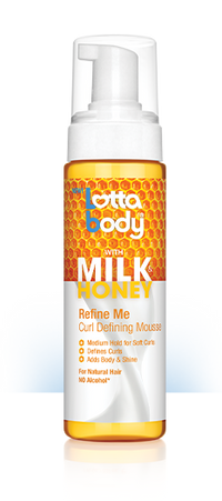 LOTTABODY- Milk & Honey Refine Me Curl Defining Mousse (7oz)