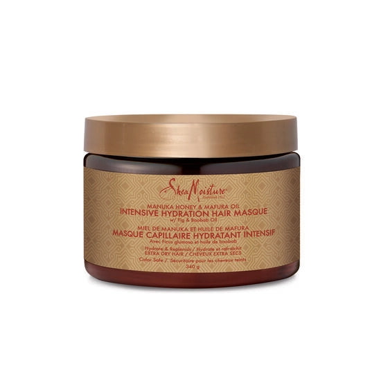 SHEA MOISTURE - Manuka Honey & Mafura Oil Hydration Intensive Hair Masque (12oz) Beauty Braids & Beyond Beauty Supply
