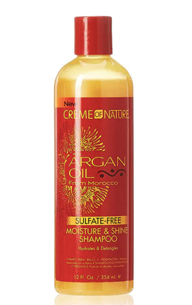 CREME OF NATURE - Argan Oil - Sulfate Free Moisture & Shine Shampoo (12oz)