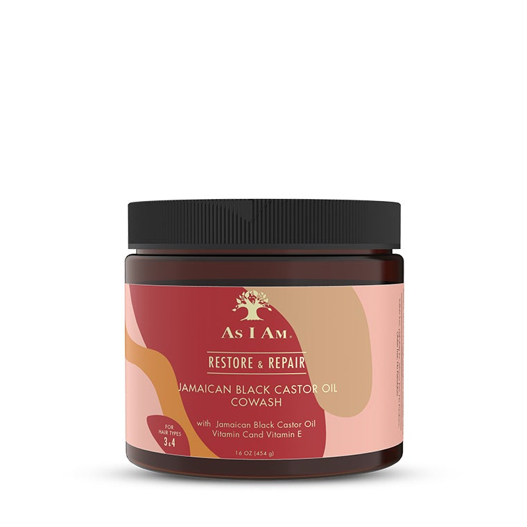 As I Am - Restore & Repair - Jamaican Black Castor Oil - CoWash (16oz) Beauty Braids and Beyond Online Beauty Supply Canada | Toronto | Ottawa | Montreal | Vancouver |