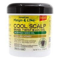 JAMAICAN MANGO & LIME - No More Itch Cool Scalp Braid, Twist & Lock Gel (16oz) Beauty Braids & Beyond Beauty Supply