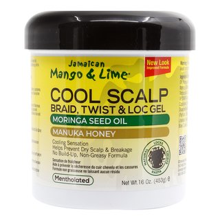 JAMAICAN MANGO & LIME - No More Itch Cool Scalp Braid, Twist & Lock Gel (16oz) Beauty Braids & Beyond Beauty Supply