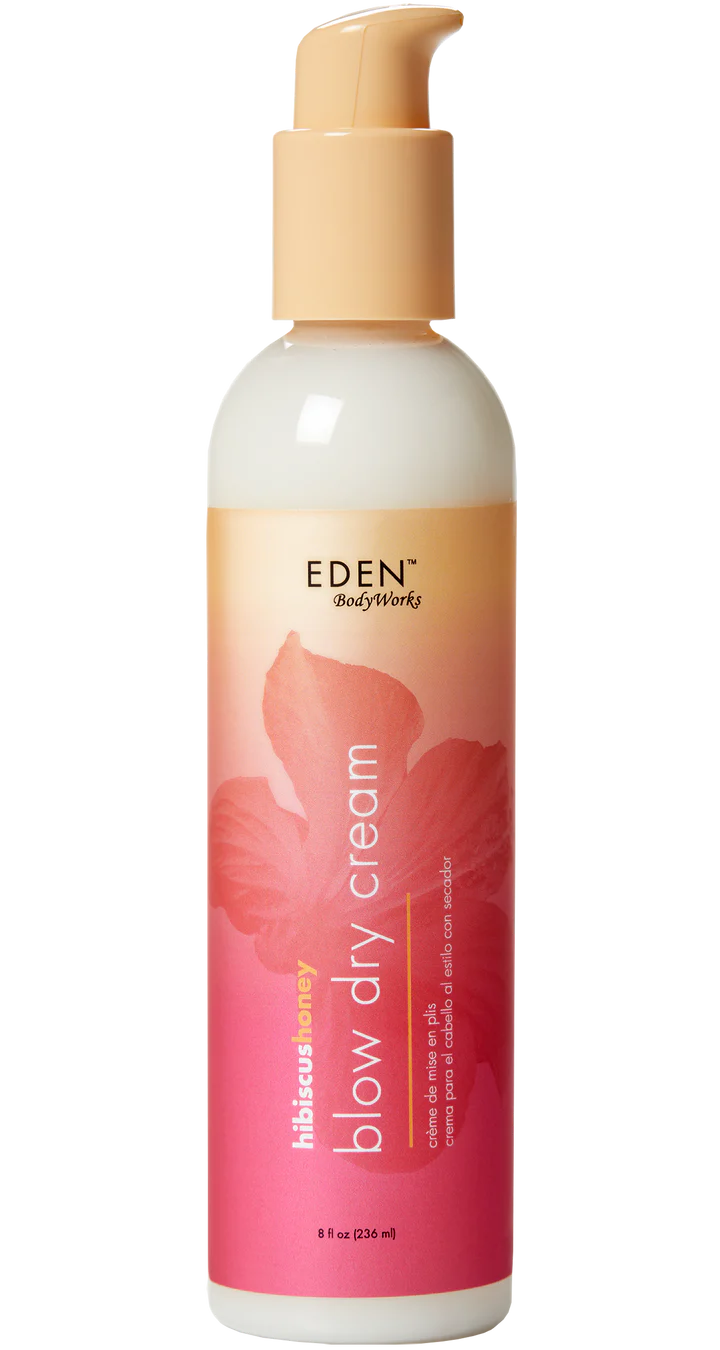 EDEN BODYWORKS Hibiscus Honey Blow Dry Cream (8oz) - Beauty Braids & Beyond Beauty Supply