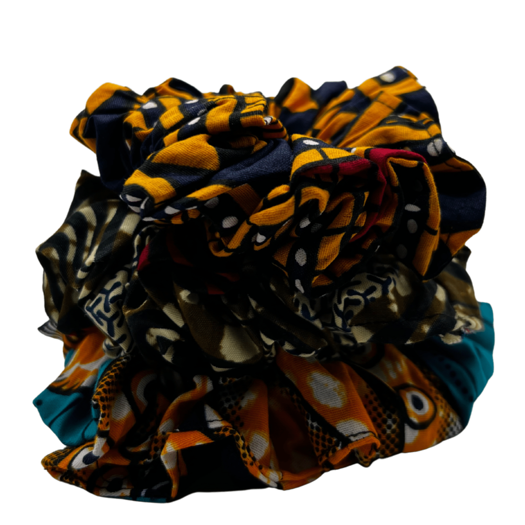 Ankara Print Scrunchies
