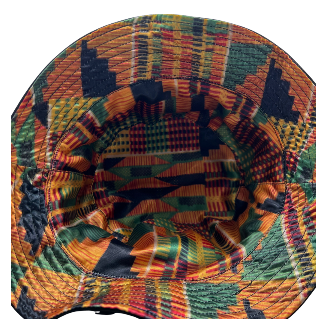 Kente-Satin Lined Bucket Hat Beauty Braids and Beyond Beauty Supply Toronto | Montreal | Ottawa | Vancouver| Calgary | Edmonton