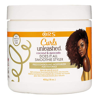 ORS - Curls Unleashed - Curl Smoothie Styler (16oz) Beauty Braids and Beyond