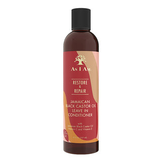 AS I AM -   Restore & Repair - Jamaican Black Castor Oil-  Leave-In Conditioner (8oz) Beauty Braids & Beyond| Beauty Braids and Beyond Online Beauty Supply Canada | Toronto | Ottawa | Montreal | Vancouver |