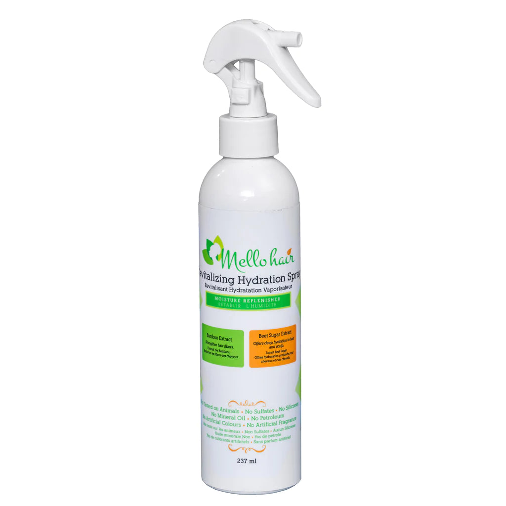 Mello Hair -Revitalizing Hydration Spray (8oz) Beauty Braids and Beyond Beauty Supply