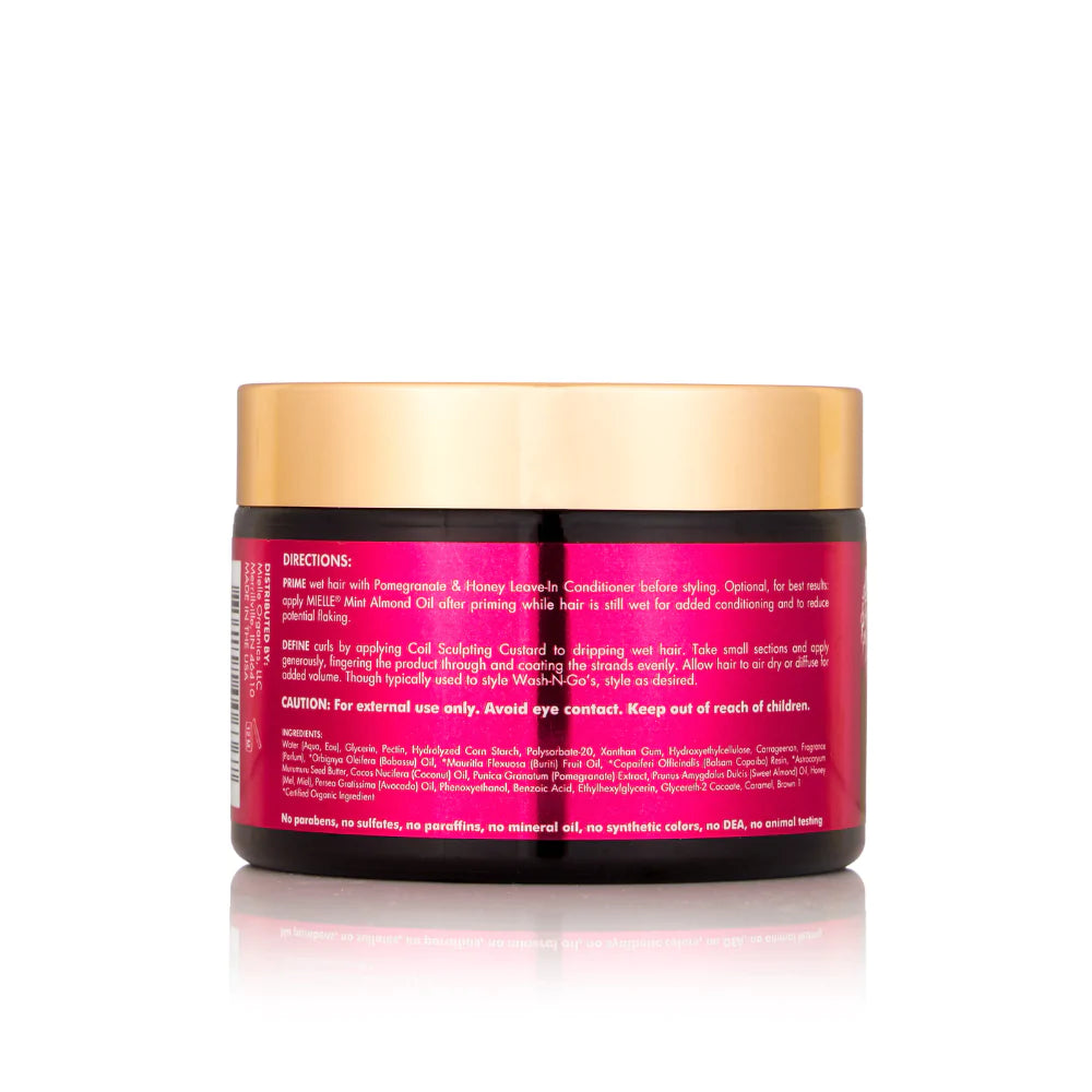 MIELLE ORGANICS Pomegranate & Honey Coil Sculpting Custard (12oz)