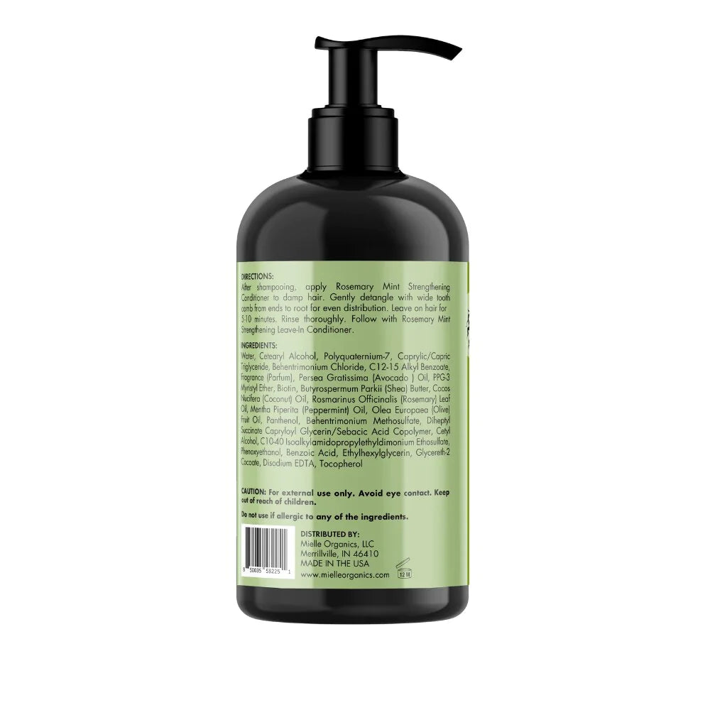 Mielle Organics - Rosemary Mint Strengthening Conditioner (12oz) Beauty Braids & Beyond