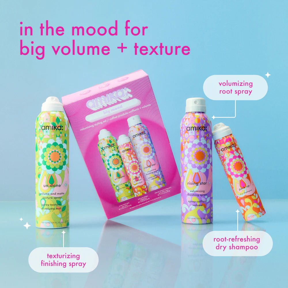 Amika - Big Mood -  Volumizing Styling Set