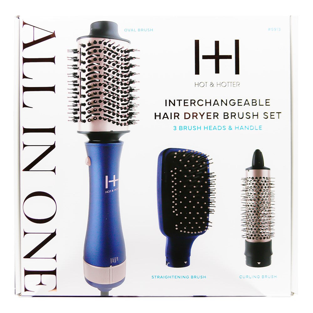 Annie - Interchangeable Hair Dryer (3 in 1)  Brush Set 