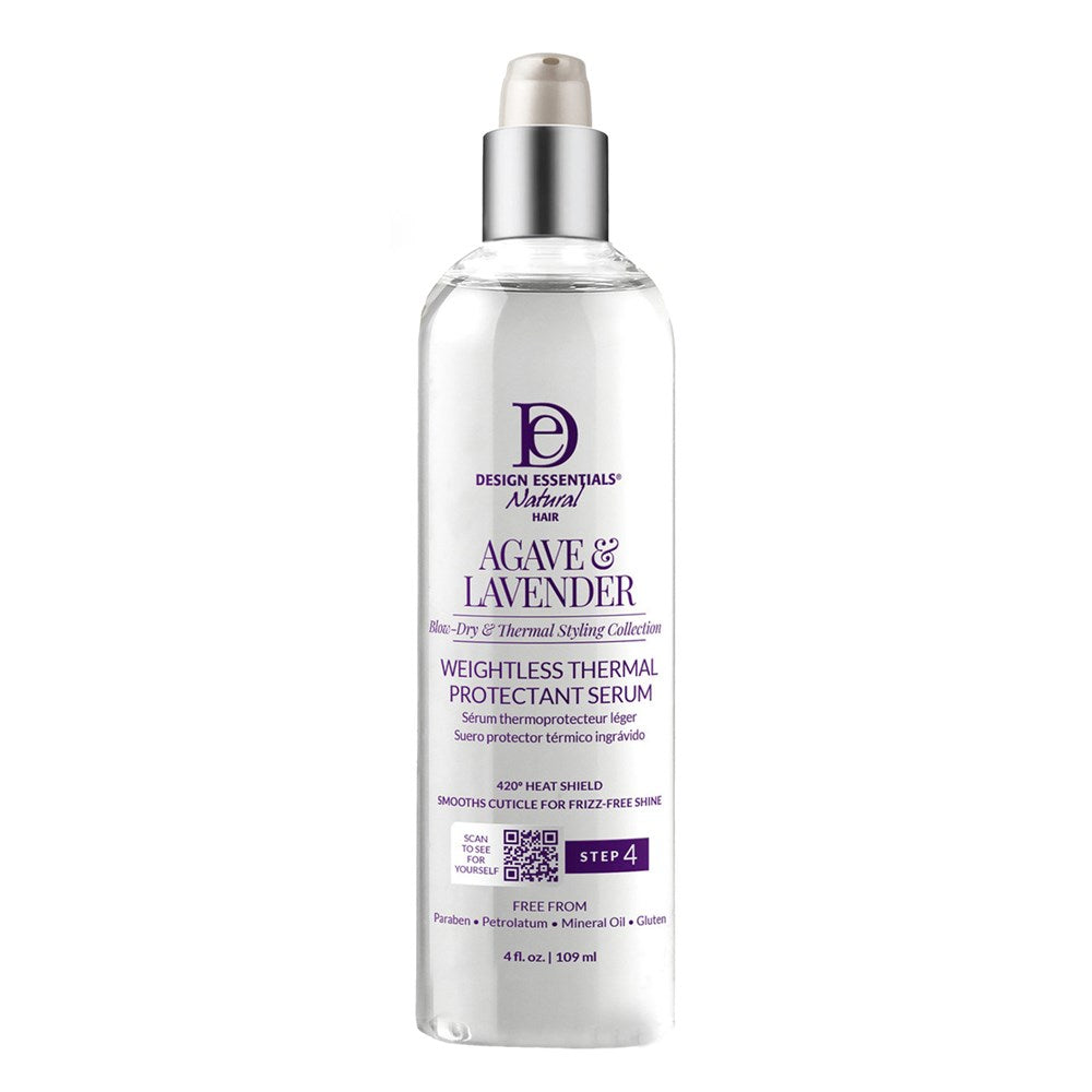 Design Essentials - Agave & Lavender Weightless Thermal Protectant Serum (4oz)