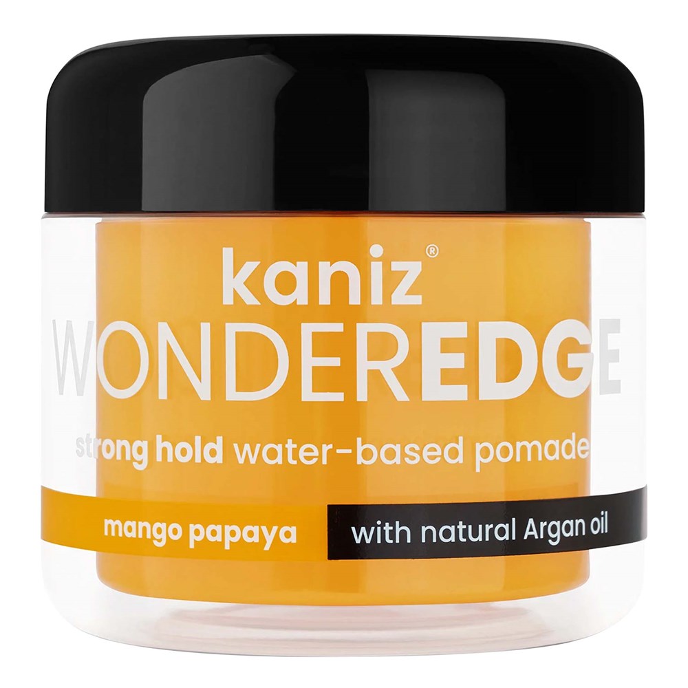 Kaniz - Wonderedge Strong Hold Water-Based Pomade (4oz) - Mango Papaya 