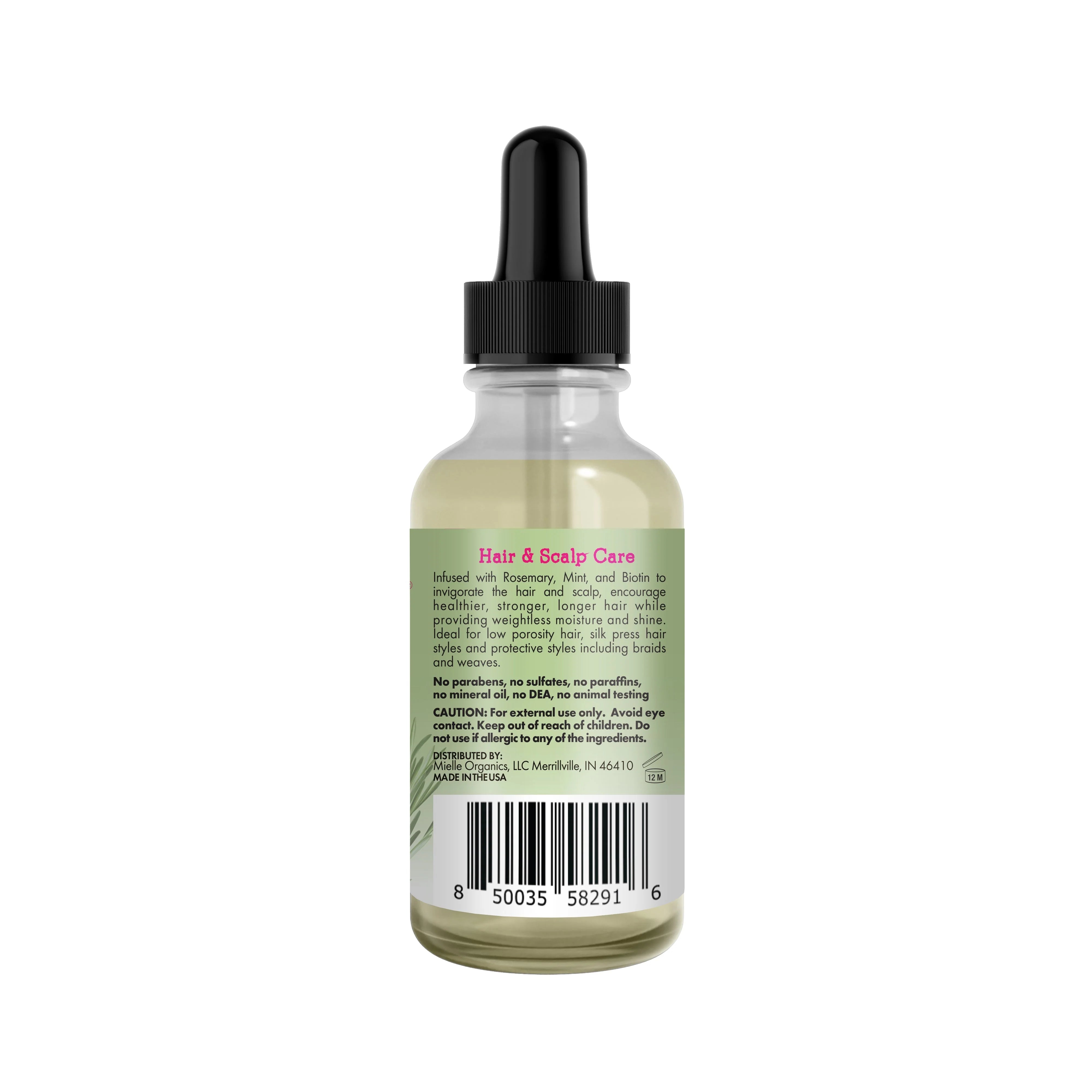 Mielle - Rosemary Mint Light Scalp & Hair Strengthening Oil