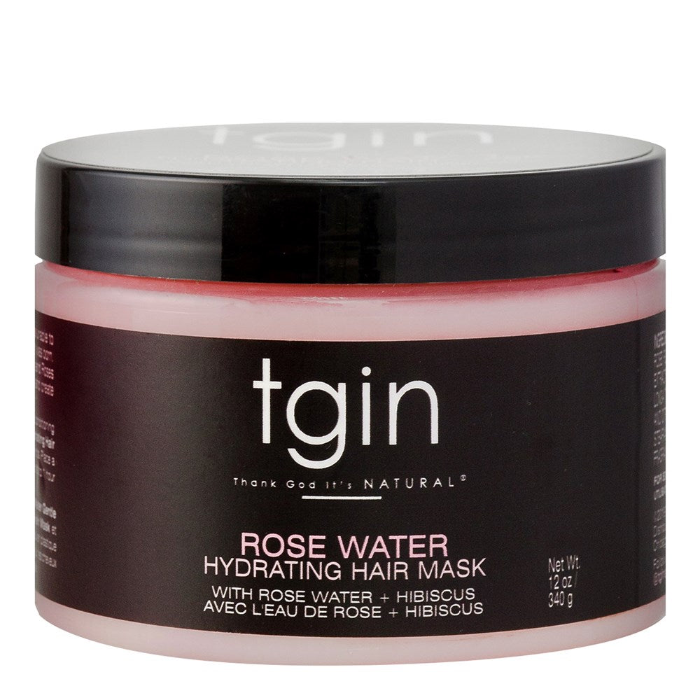 TGIN - Rose Water Hydrating Hair Mask - (12oz)