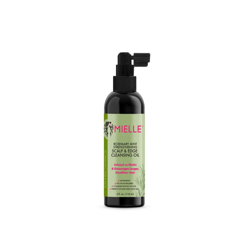 Mielle - Rosemary Mint Strengthening Scalp & Edge Cleansing Oil (4oz)