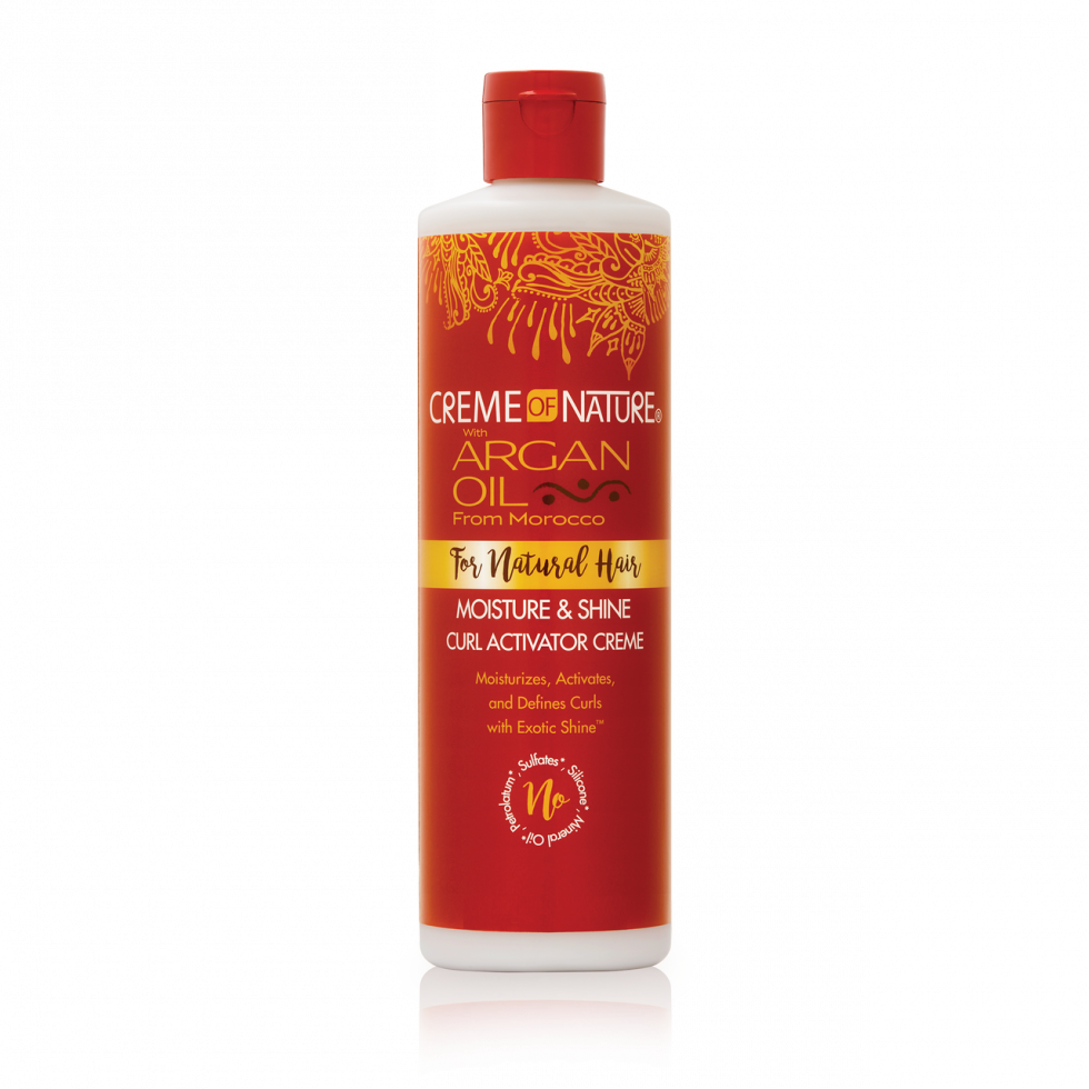 CREME OF NATURE - Argan Oil Moisture and Shine Curl Activator (12oz) Beauty Braids and Beyond