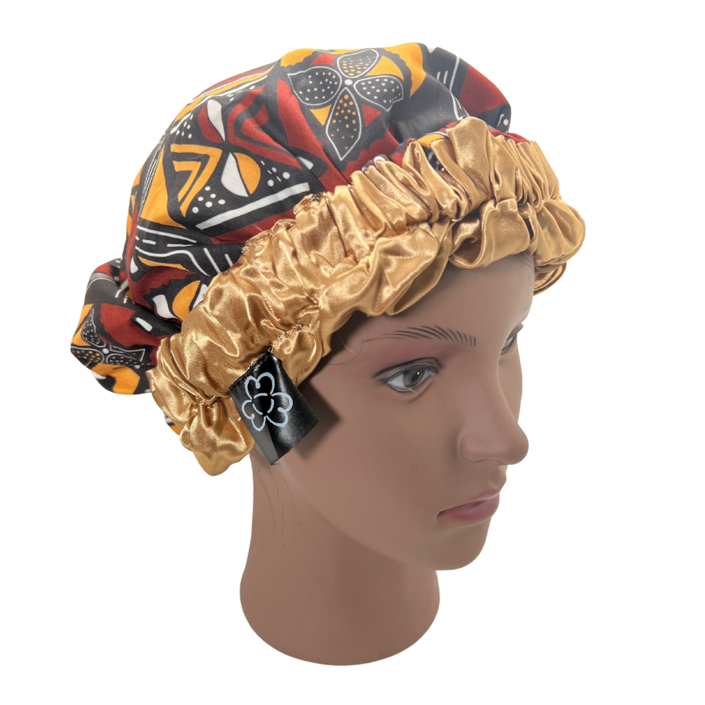African Print Ankara Satin Lined Bonnets Beauty Braids and Beyond Beauty Supply Beauty Braids and Beyond Beauty Supply Canada | Toronto | Ottawa | Montreal | Vancouver