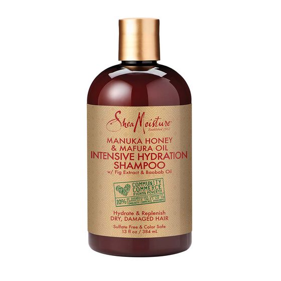 SHEA MOISTURE - Manuka Honey & Mafura Oil Hydration Intensive Shampoo (13oz) Beauty Braids and Beyond Beauty Supply