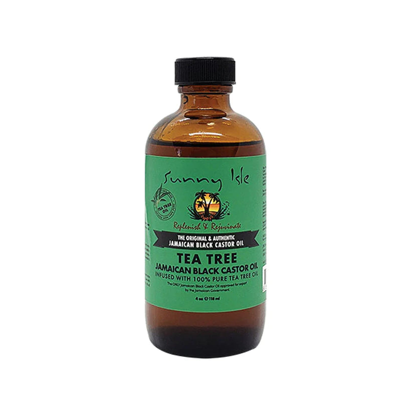 SUNNY ISLE-  Jamaican Black Castor Oil - (Tea Tree) (4oz)