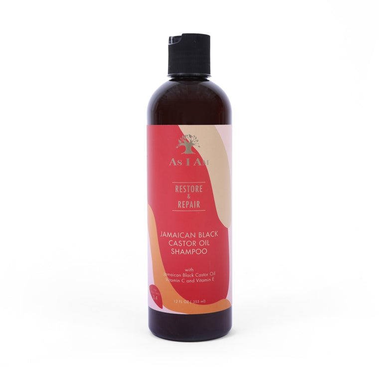 AS I AM - Restore & Repair - Jamaican Black Castor Oil Shampoo (12oz) Beauty Braids & Beyond