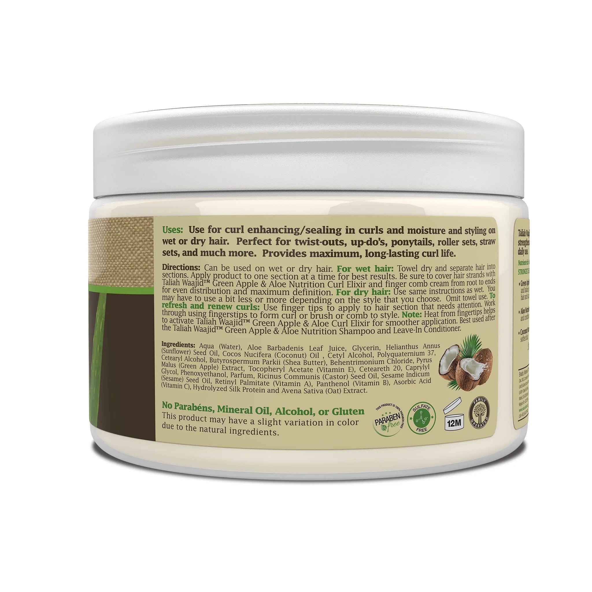 TALIAH WAAJID - Apple and Aloe Nutrition Curl Elixir (12oz)