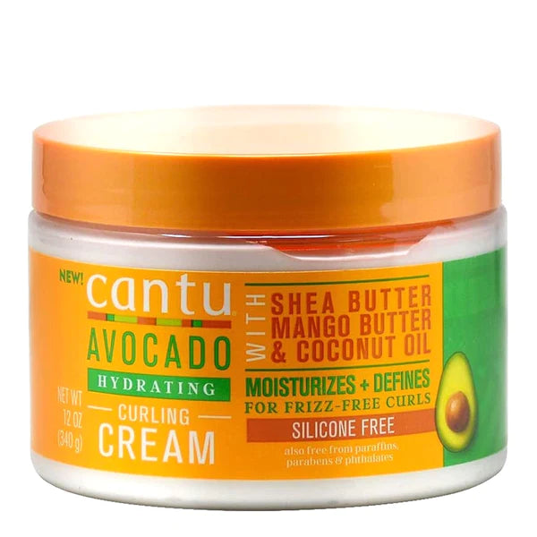 CANTU Avocado Hydrating Curling Cream Silicon Free (12oz)
