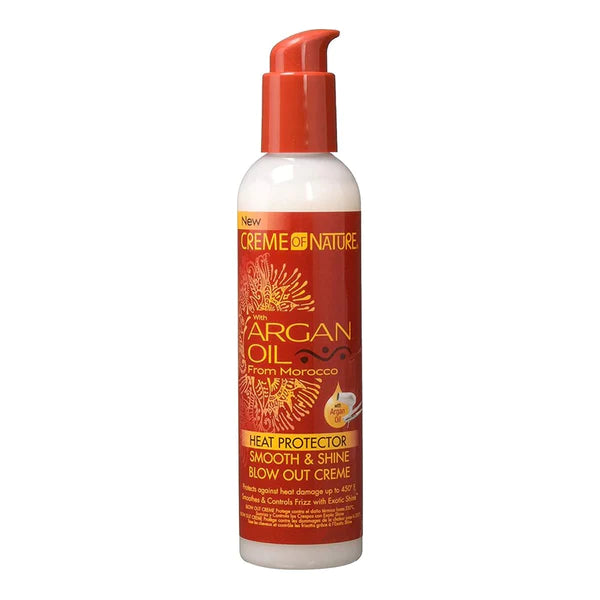 CREME OF NATURE - Argan Oil Heat Protector Blow Out Cream (8.45oz)
