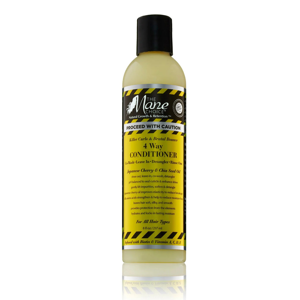 THE MANE CHOICE - Proceed With Caution - 4 Way Conditioner (8oz) Beauty Braids and Beyond
