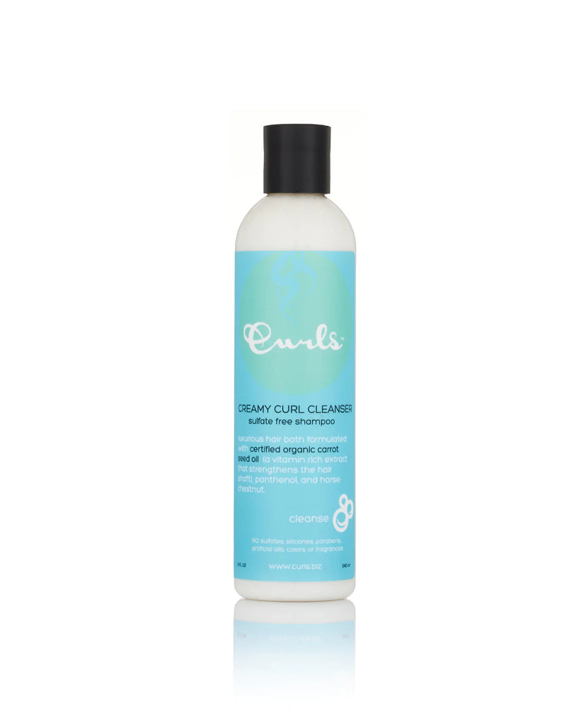 CURLS - CREAMY CURL CLEANSER SULFATE FREE SHAMPOO (8OZ) Beauty Braids and Beyond