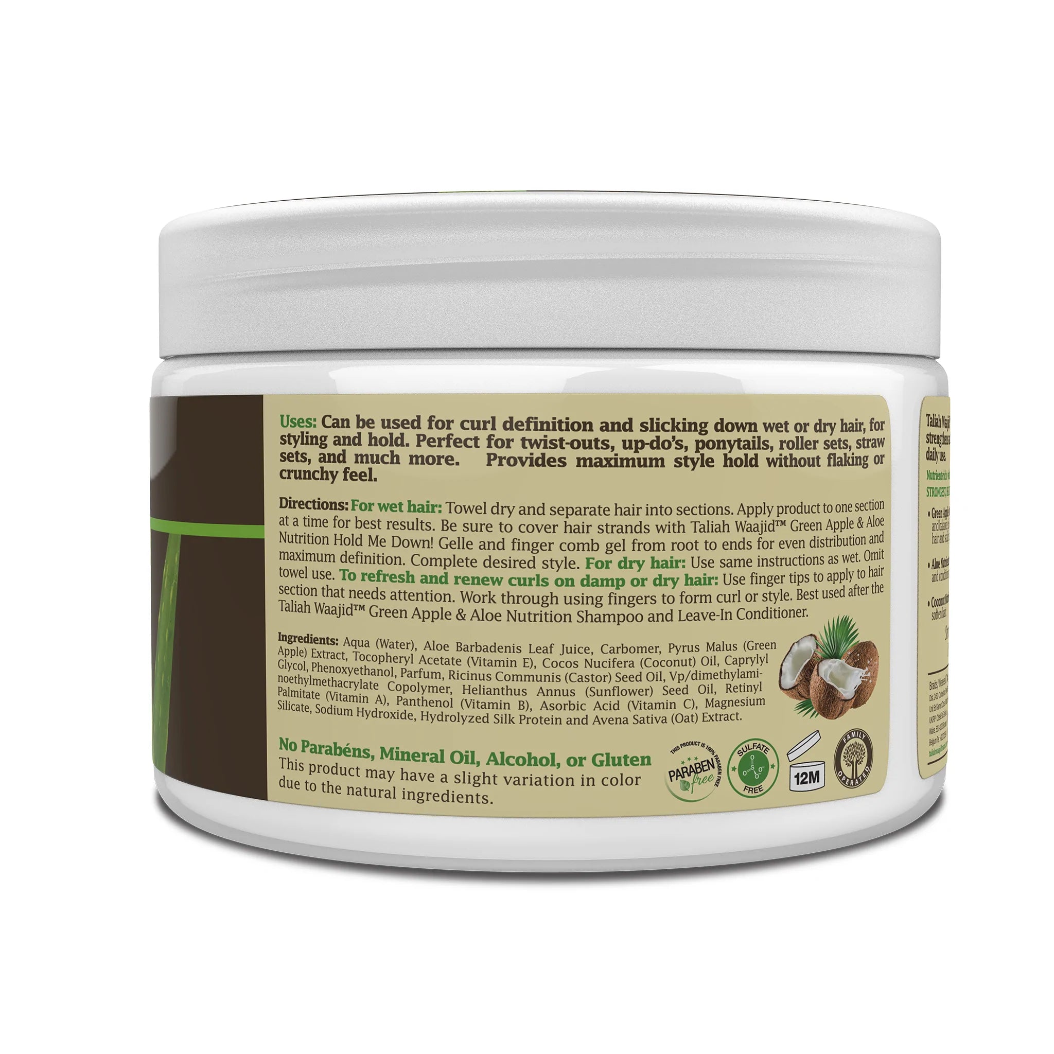 TALIAH WAAJID- Apple and Aloe Hold Me Down Gelle (12oz) Beauty Braids and Beyond