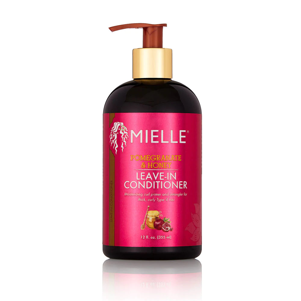 MIELLE ORGANICS -Pomegranate & Honey Leave-In Conditioner (12oz) Beauty Braids & Beyond Beauty Supply