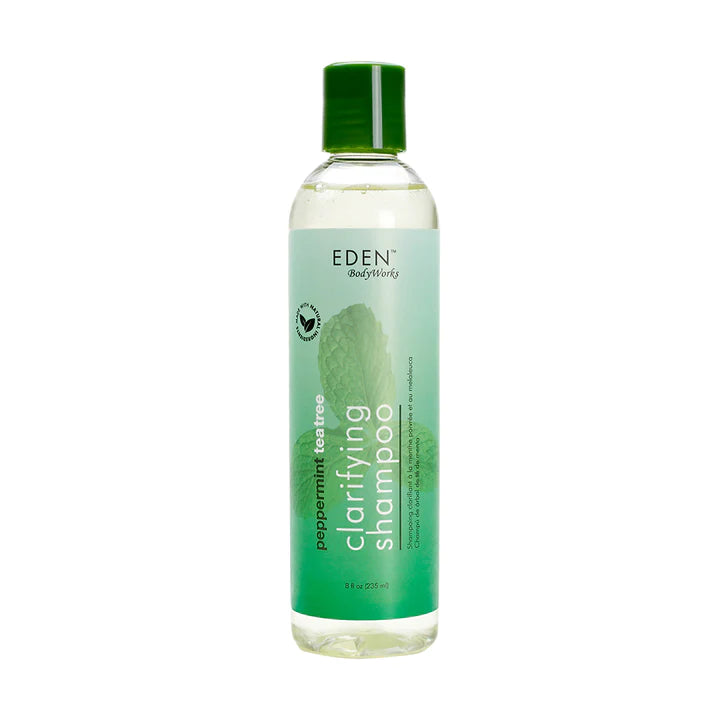 EDEN BODYWORKS - Peppermint Tea Tree Shampoo (8oz) Beauty Braids & Beyond Beauty Supply